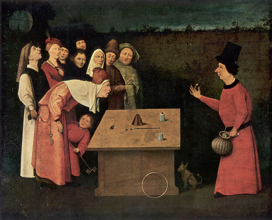 Bosch Painting of Cups and Balls